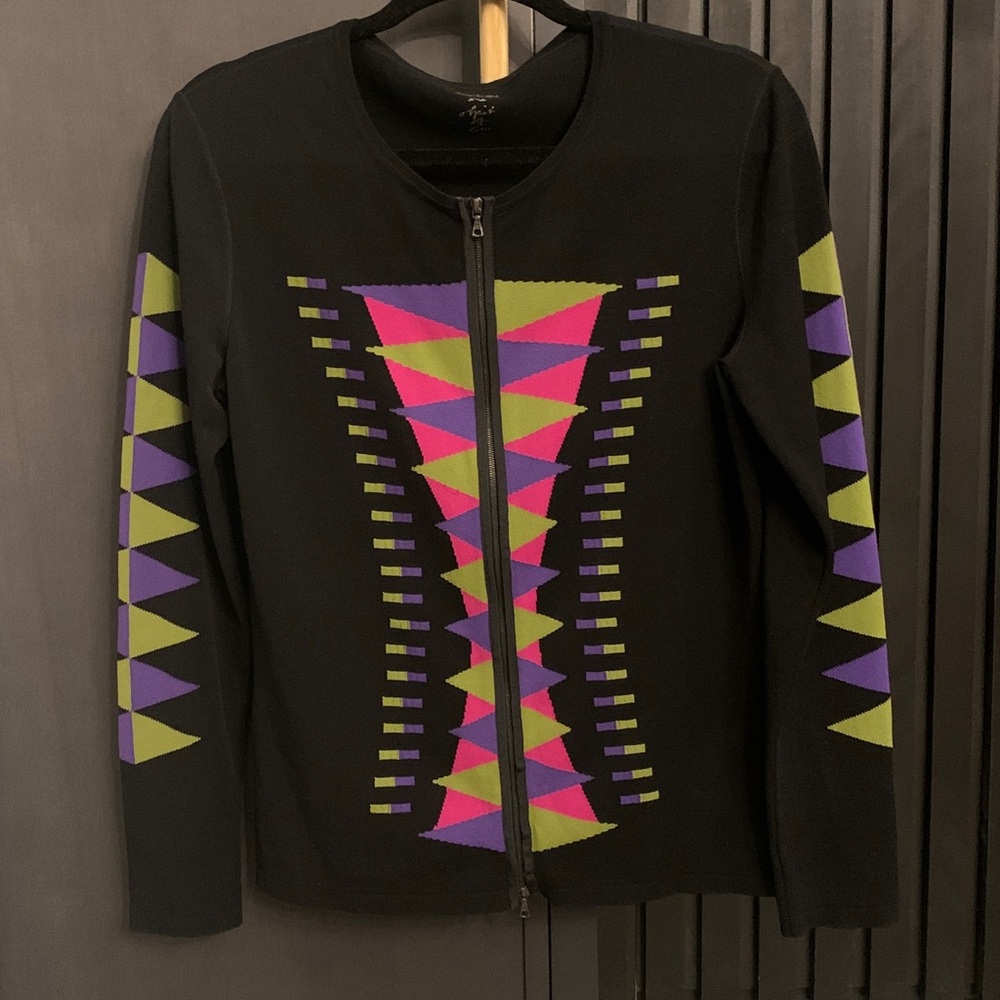 58. Marc Cain Retro vibes Zip Up Sweater
